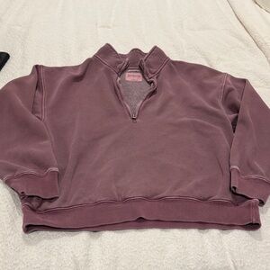 Women's Abercrombie & Fitch Sunday 1/2 zip size small